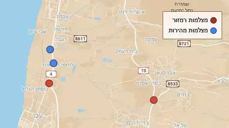 מיפוי מצלמות תנועה