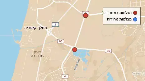 מיפוי מצלמות תנועה