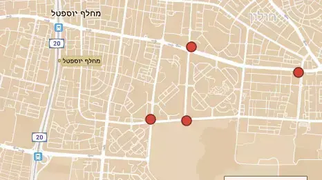 מיפוי מצלמות תנועה