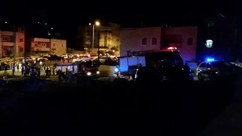 פיצוץ גז בבניין מגורים במזרח ירושלים, 25 במאי 2014. פיצוץ גז בבניין מגורים במזרח ירושלים, 25 במאי 2014.