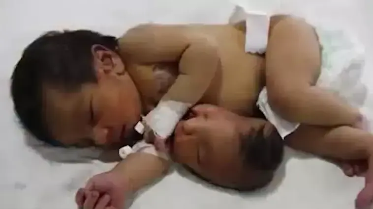 הודו: תינוקת נולדה עם ראש נוסף מחובר לבטנה