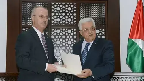יו"ר הרשות אבו מאזן וראש ממשלת האחדות הפלסטינית ראמי חמדאללה יו"ר הרשות אבו מאזן וראש ממשלת האחדות הפלסטינית ראמי חמדאללה