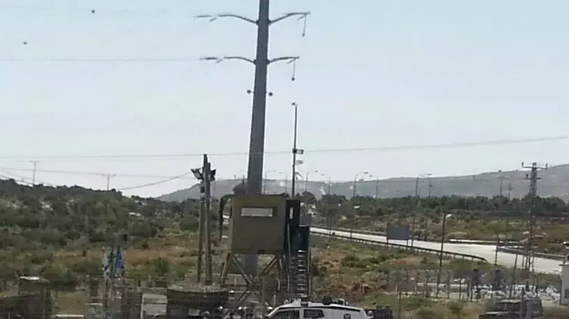 מחבל נתפס עם חגורת נפץ בצומת תפוח שבשומרון