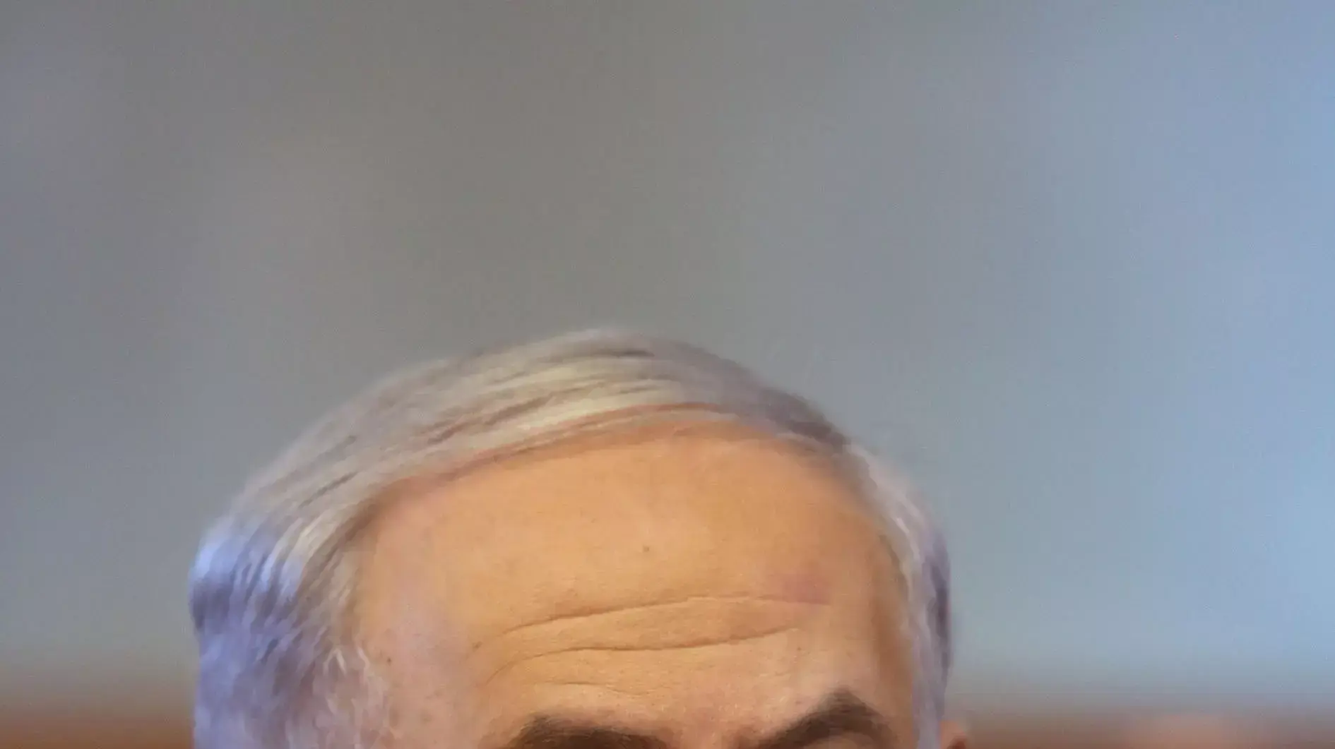 בנימין נתניהו בישיבת הממשלה. מאי 2014