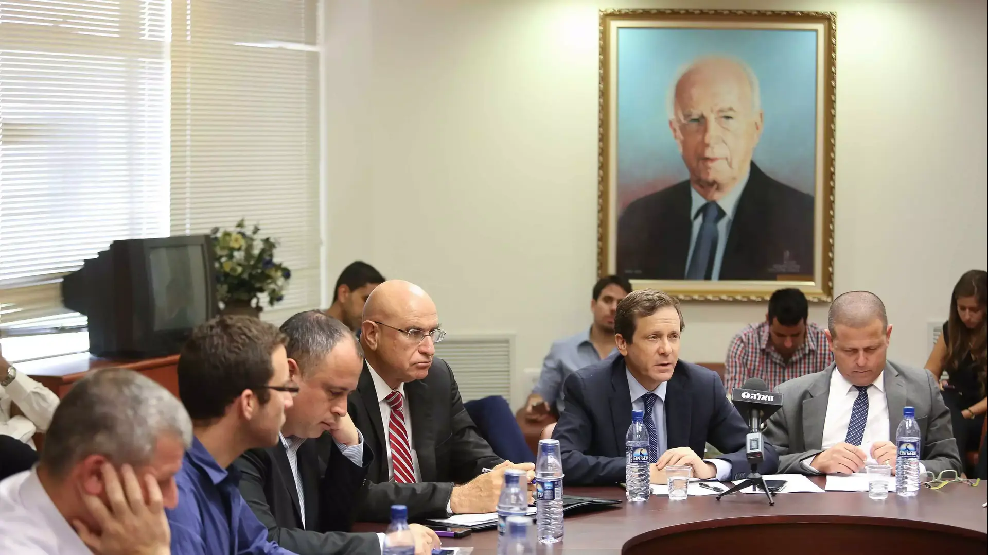 ישיבת סיעה של מפלגת העבודה, יוני 2014