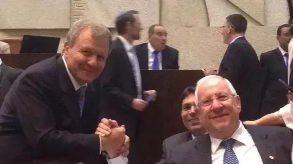 רובי ריבלין ומאיר שטרית