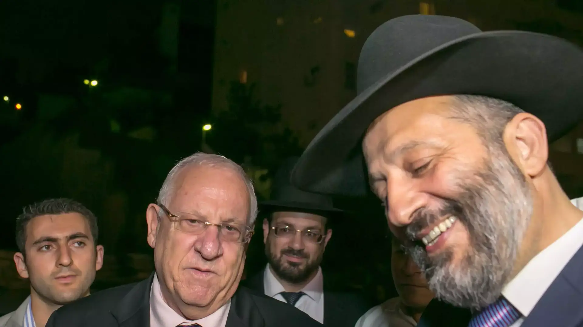 ראובן ריבלין עם אריה דרעי ראובן ריבלין עם אריה דרעי