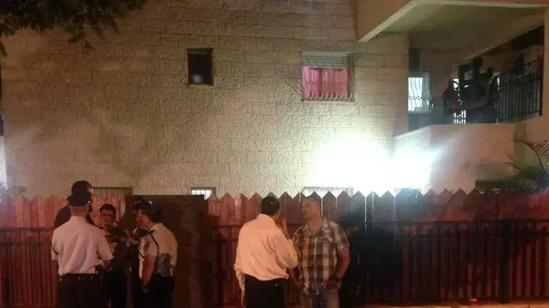 ביתו של אייל יפרח, אחד הנערים החטופים, באלעד, 14 ביוני 2014