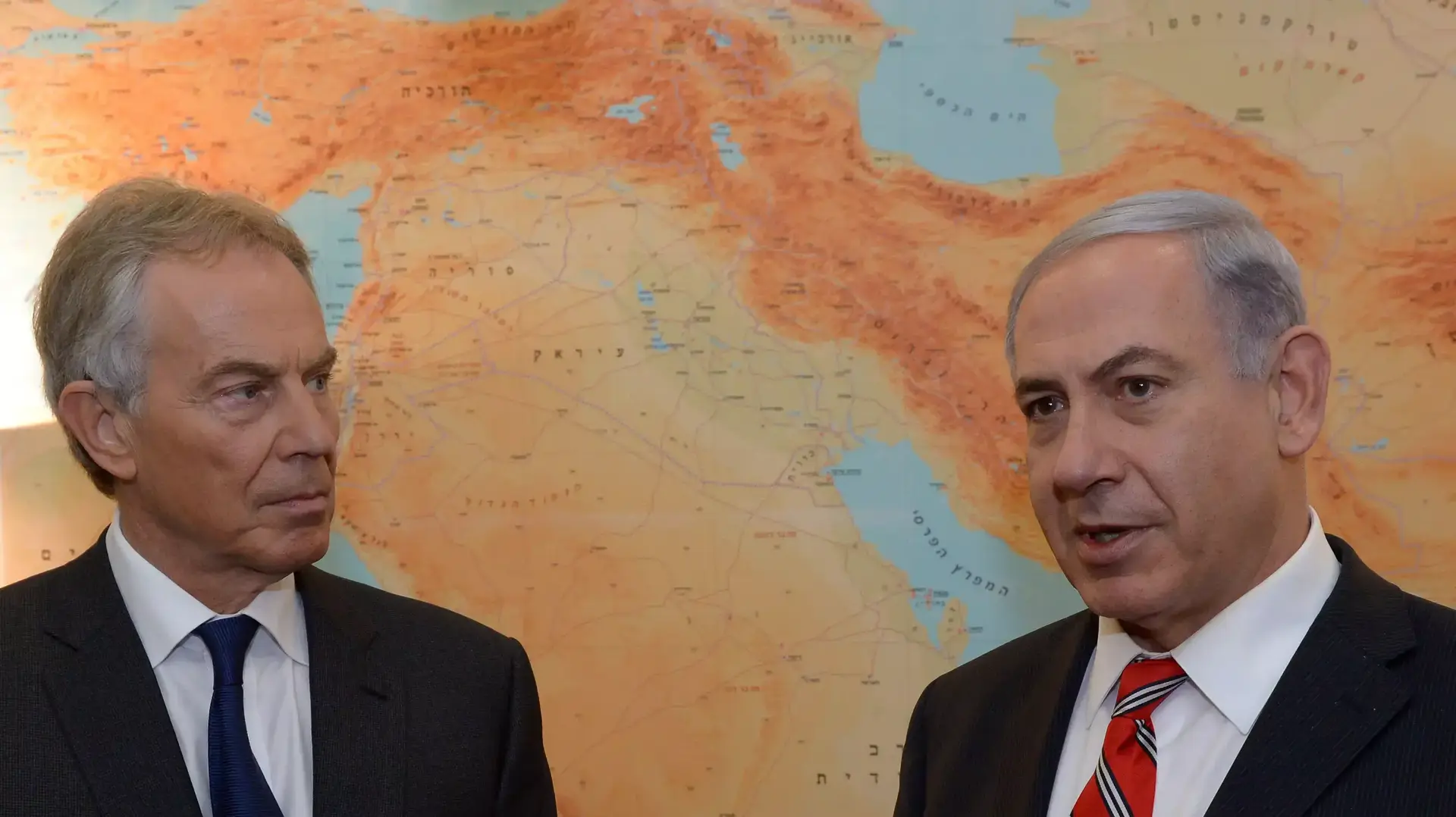 ראש הממשלה בנימין נתניהו נפגש עם טוני בלייר, יוני 2014 ראש הממשלה בנימין נתניהו נפגש עם טוני בלייר, יוני 2014