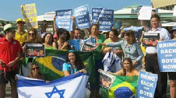 הפגנות למען שחרור החטופים בברזיל הפגנות למען שחרור החטופים בברזיל