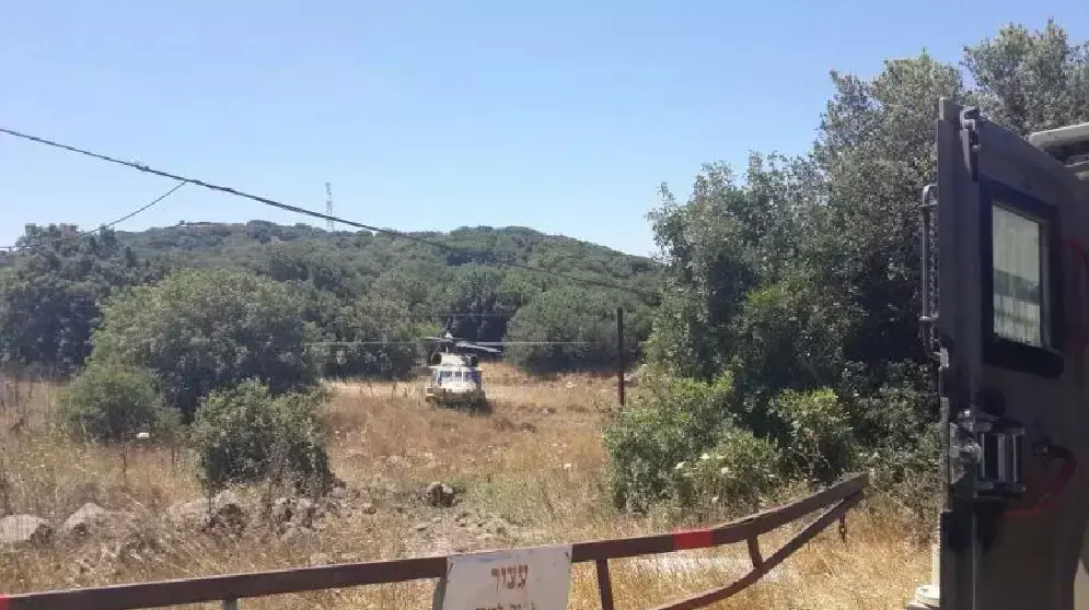 מכונית התפוצצה בתל חזקה שבגבול סוריה מכונית התפוצצה בתל חזקה שבגבול סוריה
