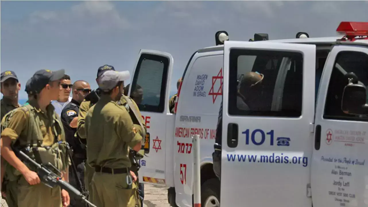 הפינוי המוסק לרמב"ם של הפצוע הקשה בתקרית בגולן הפינוי המוסק לרמב"ם של הפצוע הקשה בתקרית בגולן