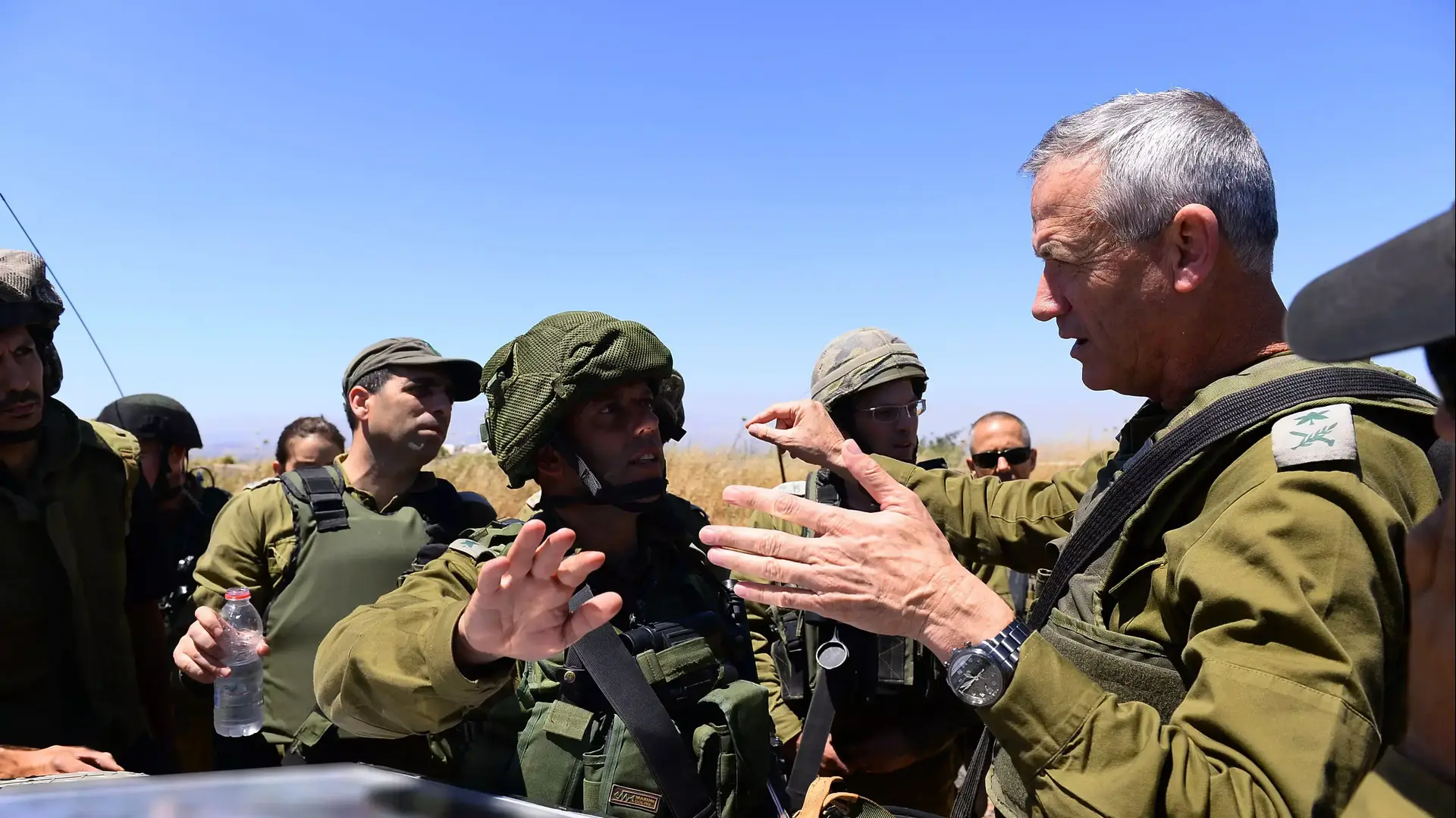 הרמטכ"ל בני גנץ בביקור בפיקוד צפון, יוני 2014