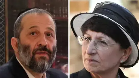 אריה דרעי ועדינה בר שלום