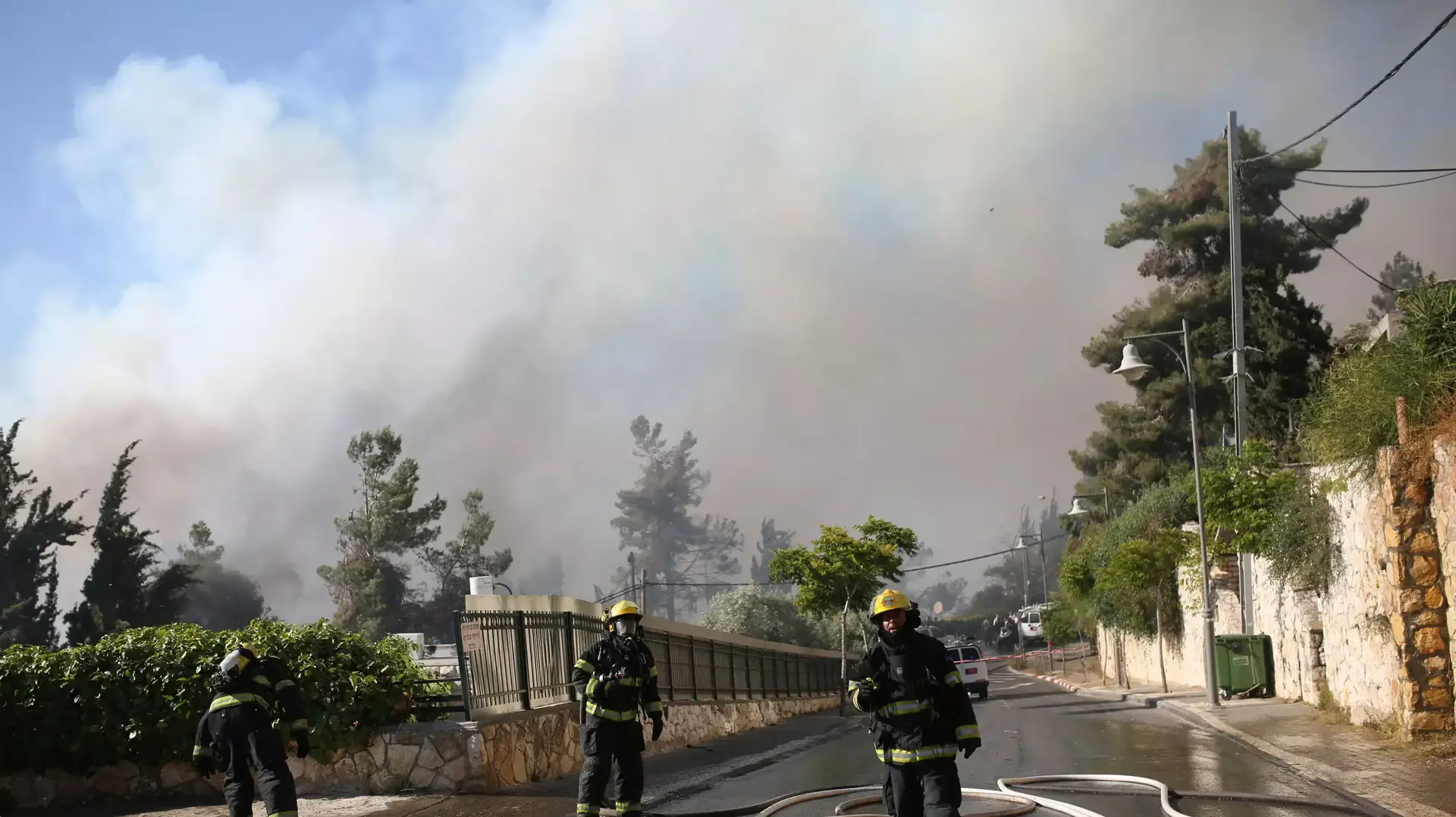 שריפה בעין כרם, ירושלים שריפה בעין כרם, ירושלים