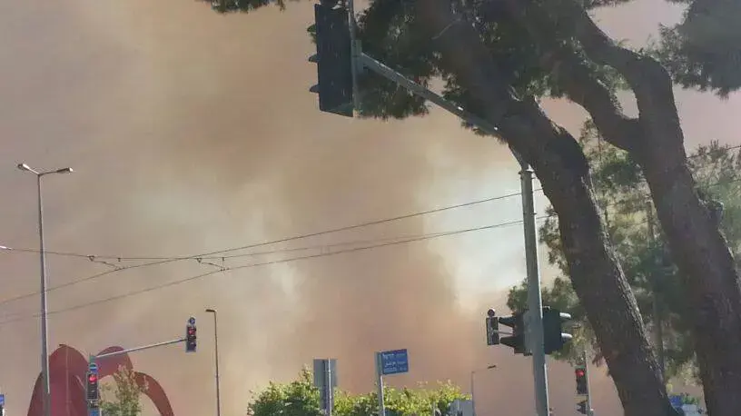 שריפה בעין כרם, ירושלים שריפה בעין כרם, ירושלים