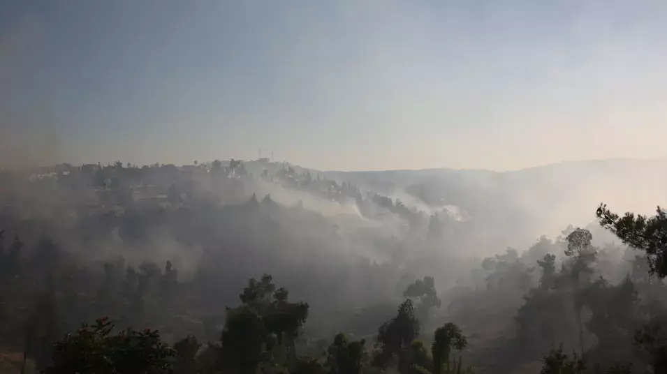 שריפה בעין כרם, ירושלים שריפה בעין כרם, ירושלים
