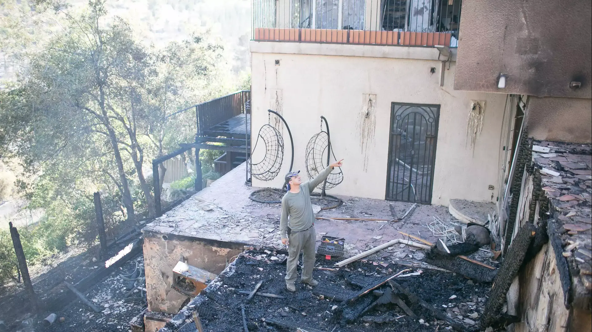 הבוקר שאחרי השריפה הגדולה בירושלים, יוני 2014 הבוקר שאחרי השריפה הגדולה בירושלים, יוני 2014