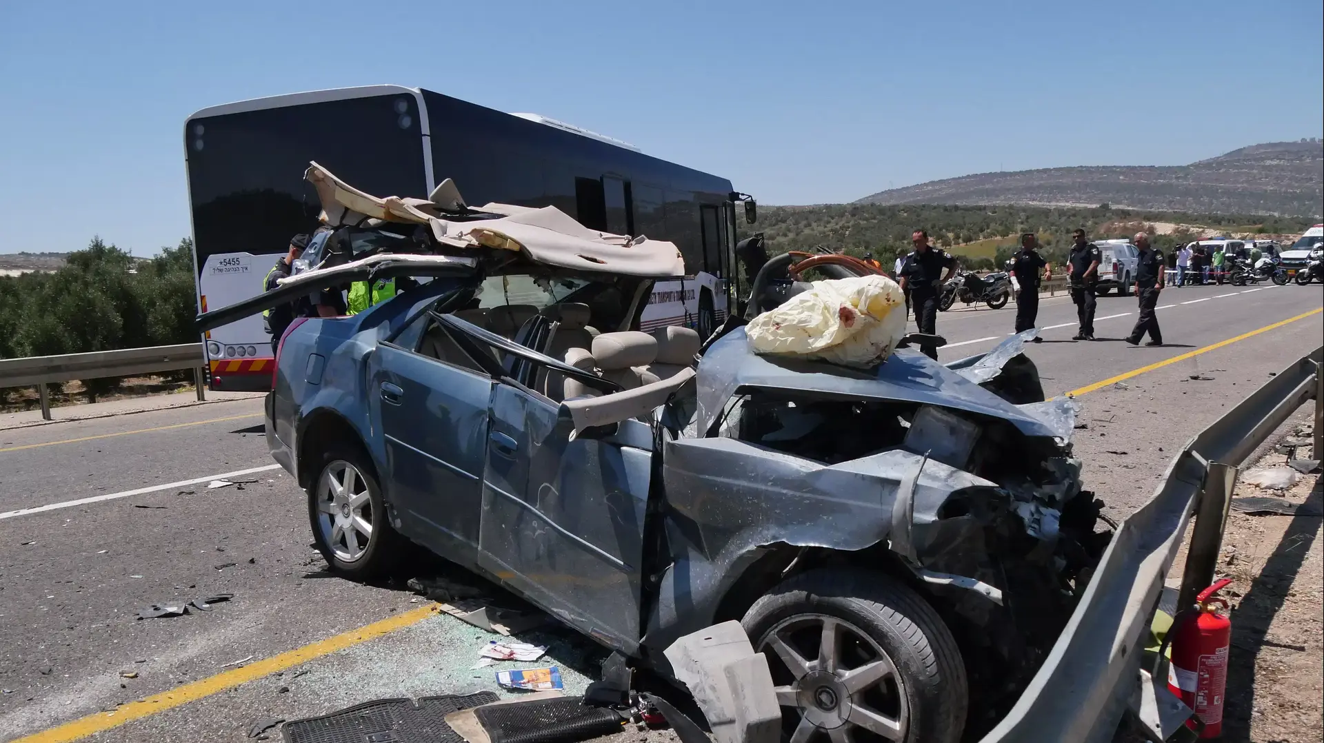 תאונת דרכים קשה ליד כפר מנדא תאונת דרכים קשה ליד כפר מנדא