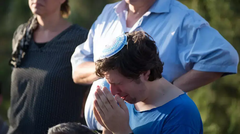 הלווית הנערים בבית העלמין במודיעין, יוני 2014 הלווית הנערים בבית העלמין במודיעין, יוני 2014