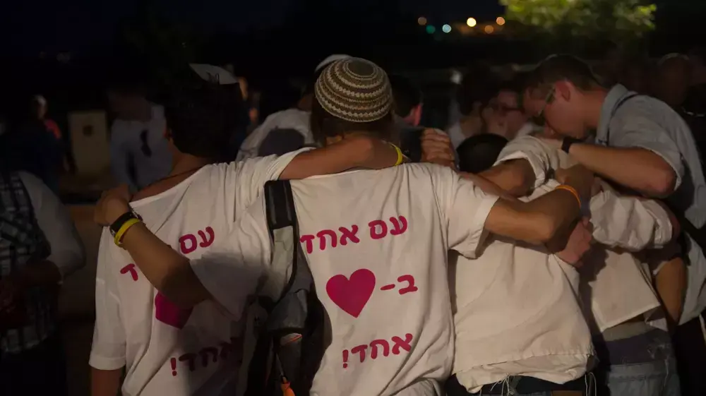 הלווית הנערים בבית העלמין במודיעין, יוני 2014 הלווית הנערים בבית העלמין במודיעין, יוני 2014