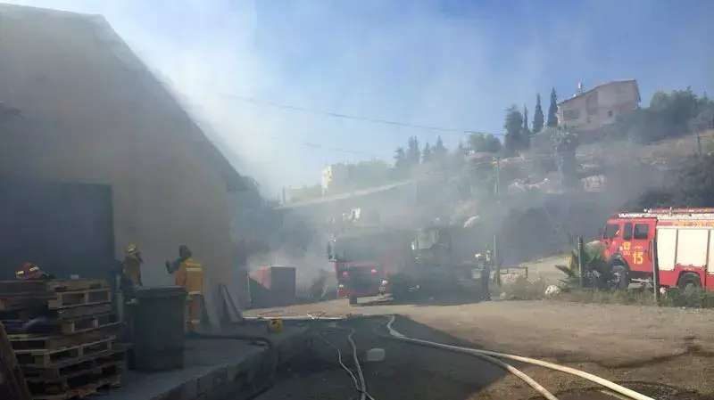 שריפה באבן ספיר, ליד ירושלים. יולי 2014 שריפה באבן ספיר, ליד ירושלים. יולי 2014