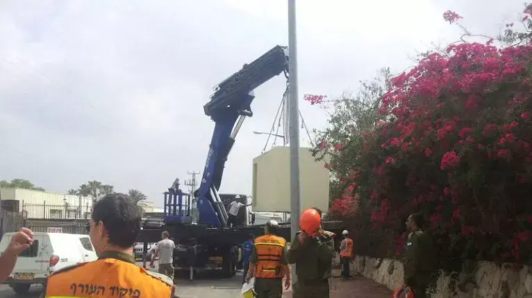 פיקוד העורף הציב 22 מיגוניות באזור התעשייה בשדרות פיקוד העורף הציב 22 מיגוניות באזור התעשייה בשדרות