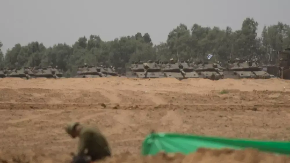 כוחות צה"ל באזור רצועת עזה. יולי 2014