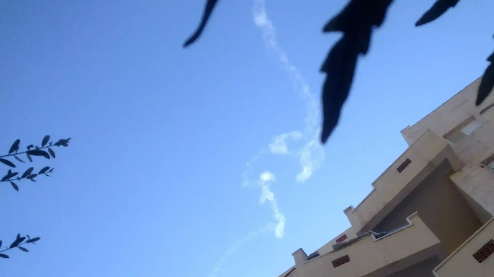 ירוט רקטה מעל אשקלון ירוט רקטה מעל אשקלון