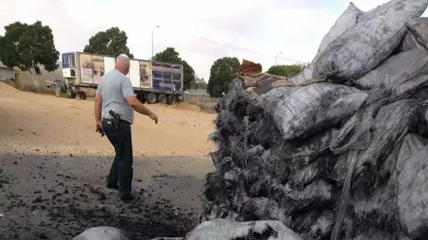 נפילה במועצה אזורית אשכול. יולי 2014 נפילה במועצה אזורית אשכול. יולי 2014