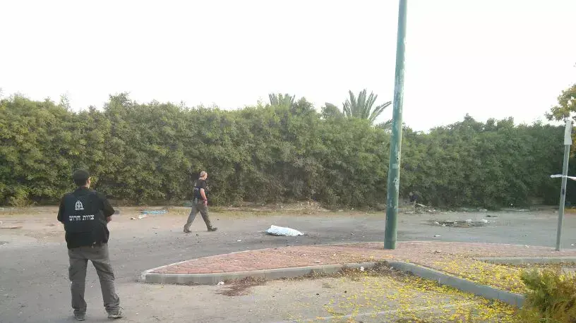 רקטה התפוצצה בשטח פתוח ליד נתיבות רקטה התפוצצה בשטח פתוח ליד נתיבות