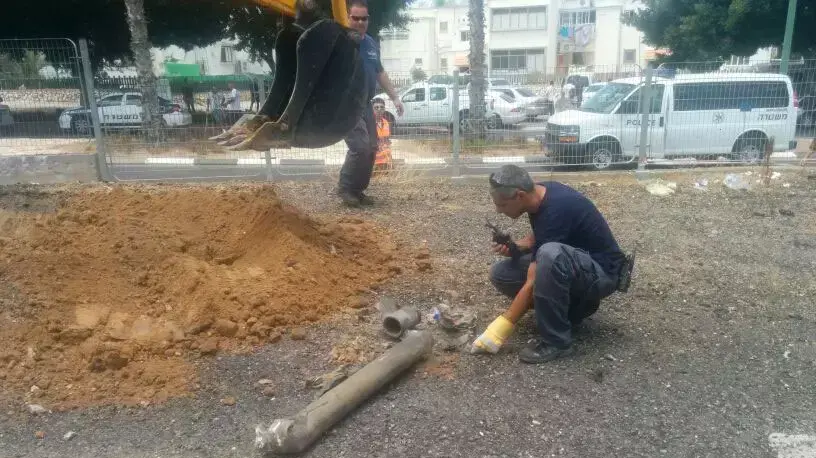 נפילת רקטה באשקלון, יולי 2014 נפילת רקטה באשקלון, יולי 2014