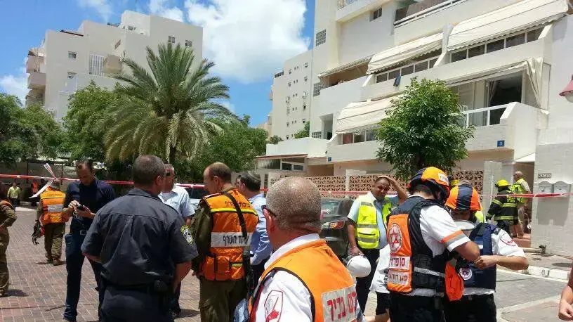 פיצוץ רקטה באשדוד. יולי 2014 פיצוץ רקטה באשדוד. יולי 2014