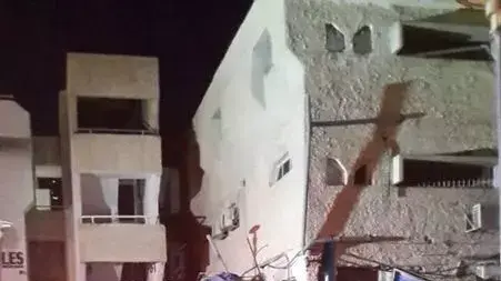 פגיעת רקטה באילת פגיעת רקטה באילת