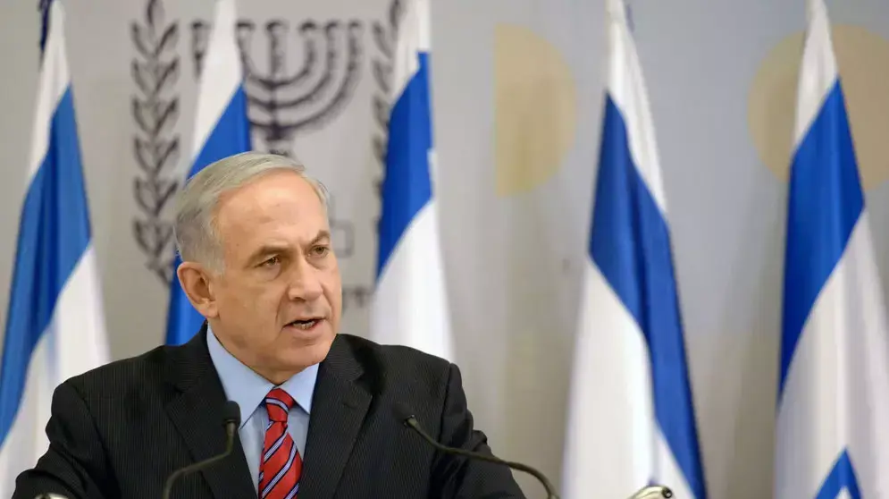 ראש הממשלה בנימין נתניהו מוסר הצהרה במשרד ראש הממשלה בתל אביב ראש הממשלה בנימין נתניהו מוסר הצהרה במשרד ראש הממשלה בתל אביב