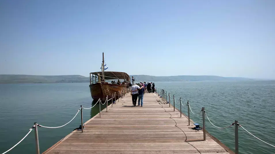 באתר כפר נחום בצפון הכנרת באתר כפר נחום בצפון הכנרת