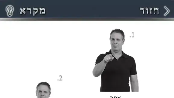 אפליקציה לתקשור עם חירשים בזמן חירום אפליקציה לתקשור עם חירשים בזמן חירום