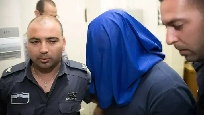 אלי מוסלי היום בבית המשפט, יולי 2014 אלי מוסלי היום בבית המשפט, יולי 2014