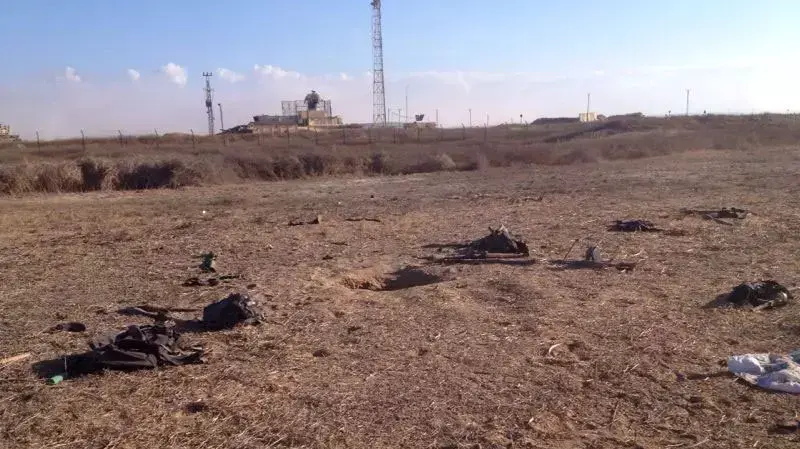 נשק שנמצא במנהרה בכרם שלום. יולי 2014 נשק שנמצא במנהרה בכרם שלום. יולי 2014