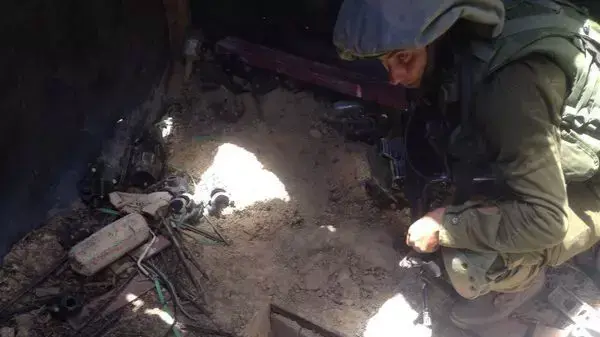 אחד מפירי המנהרות שנחשפו על ידי צה"ל ברצועה אחד מפירי המנהרות שנחשפו על ידי צה"ל ברצועה