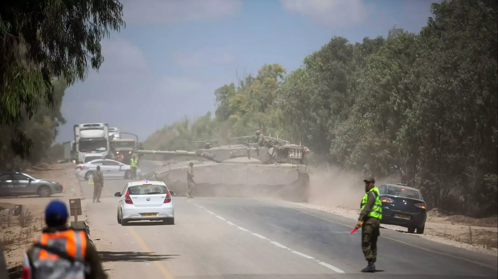 כוחות צה"ל בכניסה לרצועת עזה כוחות צה"ל בכניסה לרצועת עזה