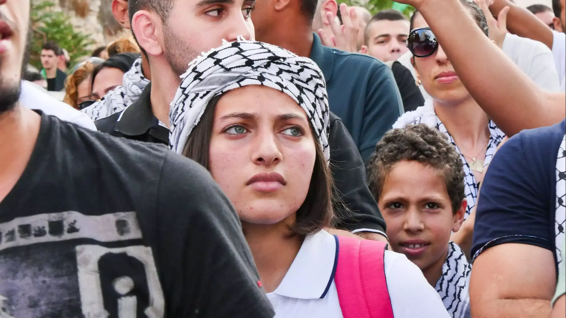 הפגנה נגד מבצע צוק איתן, חיפה הפגנה נגד מבצע צוק איתן, חיפה