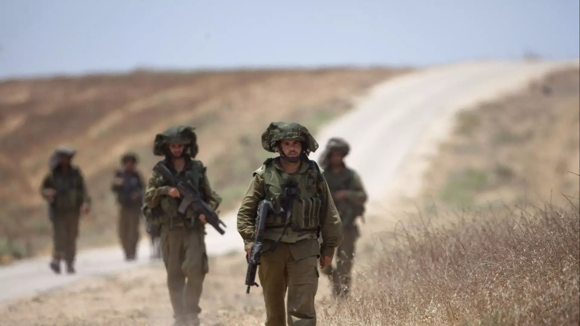 כוחות צה"ל בגבול עם רצועות עזה
