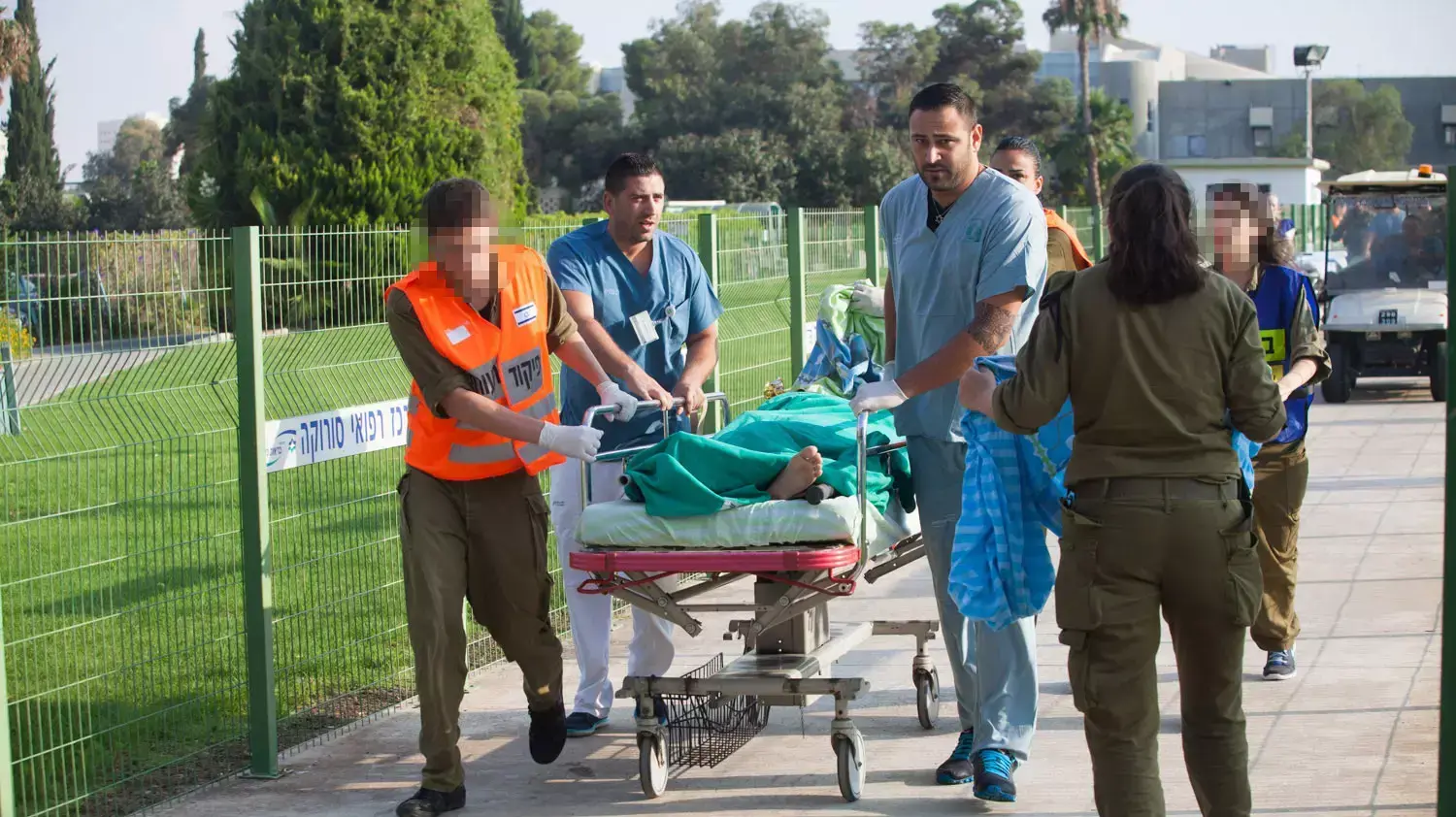 פינוי פצועים לסורוקה פינוי פצועים לסורוקה