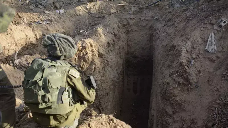 מנהרות שנחשפו בעזה במהלך מבצע צוק איתן. יולי 2014 מנהרות שנחשפו בעזה במהלך מבצע צוק איתן. יולי 2014