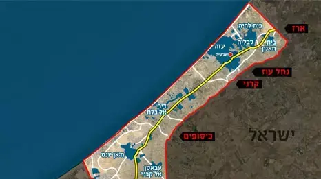 מפה עזה מפה עזה