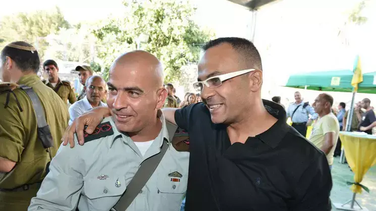 מח"ט גולני אל"מ רסאן עליאן ואחיקם משה דוד מח"ט גולני אל"מ רסאן עליאן ואחיקם משה דוד