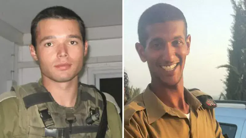 סרן דמיטרי לויטס וסגן נתן כהן שנהרגו ברצועת עזה במסגרת מבצע צוק איתן. יולי 2014