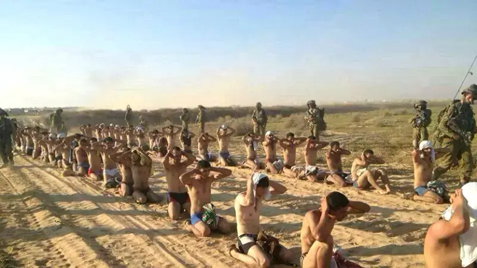 150 עצורי חמאס מובלים לישראל מרצועת עזה 150 עצורי חמאס מובלים לישראל מרצועת עזה