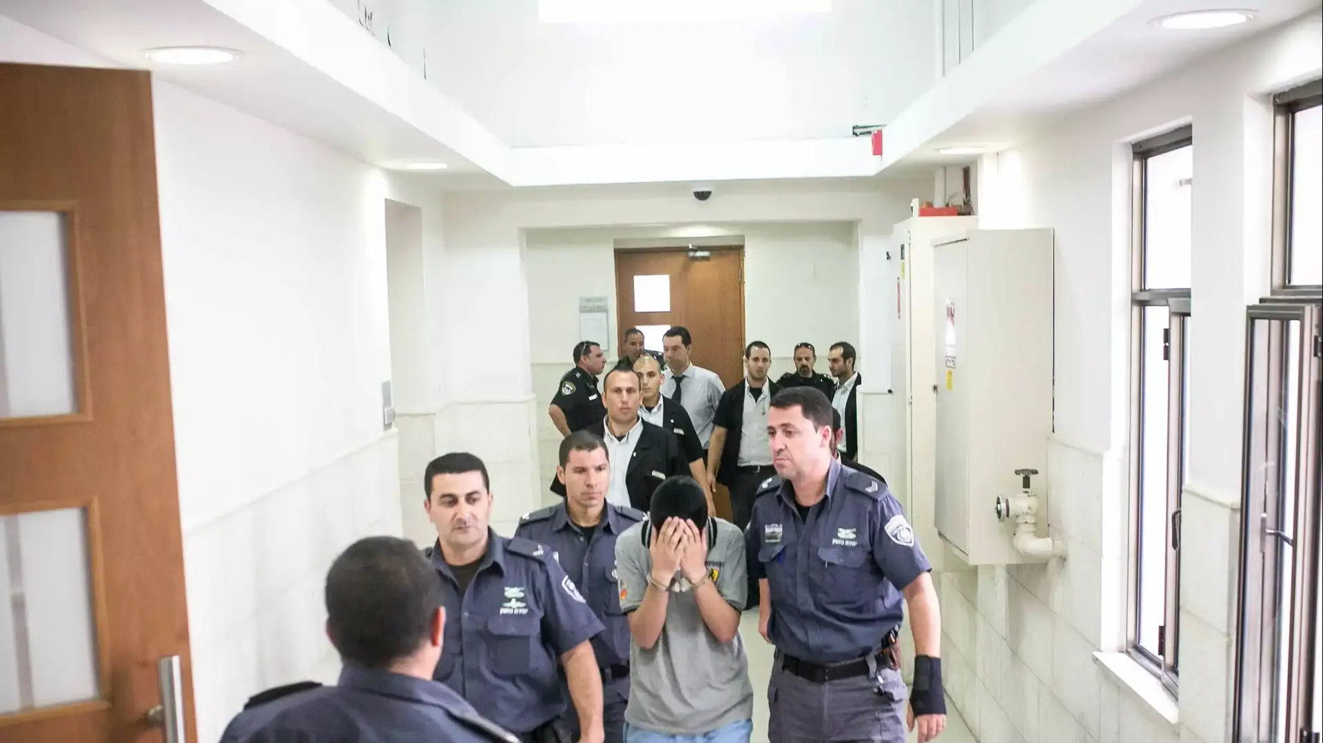 אחד הנאשמים ברצח הנער הערבי מוחמד אבו חדיר. יולי 2014 אחד הנאשמים ברצח הנער הערבי מוחמד אבו חדיר. יולי 2014